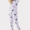 BALI SWING CREWNECK LONG SET - Piżama - Lilac