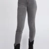 MORGAN 201-POM.P - Jeansy Skinny Fit - Mottled Grey