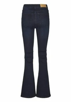 Noisy May NMSALLIE - Jeansy Dzwony - Dark Blue Denim