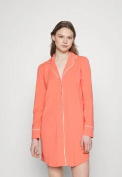 ESPRIT NIGHTSHIRT LONG SLEEVE - Koszula Nocna - Coral
