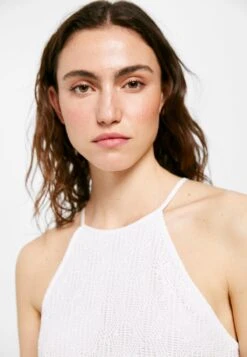 Springfield V-NECK - Top - White -Fashion Pol bbc090d166634014b1c6f38d3a401336