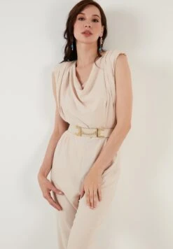 LELA REGULAR FIT - Kombinezon - Stone -Fashion Pol bccce9832d6b4e08aca0d3504307db08