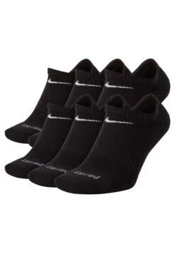 Nike Performance EVERYDAY PLUS CUSH UNISEX 6 PACK - Skarpety Sportowe - Black/white