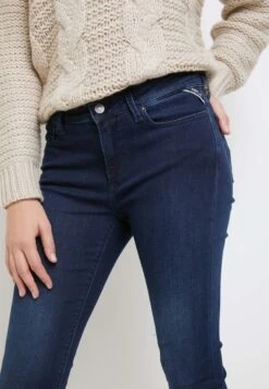 Replay LUZIEN - Jeansy Skinny Fit - Dark Blue -Fashion Pol bf8be301f13041cf8bcf32c37ac3c46b