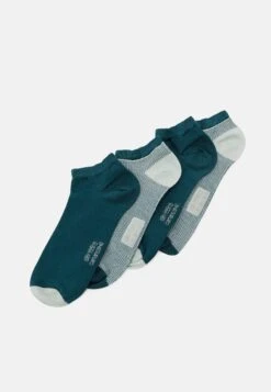 Camano ONLINE WOMEN FEELING MINI STRIPES SNEAKER 4 PACK - Stopki - Celadon