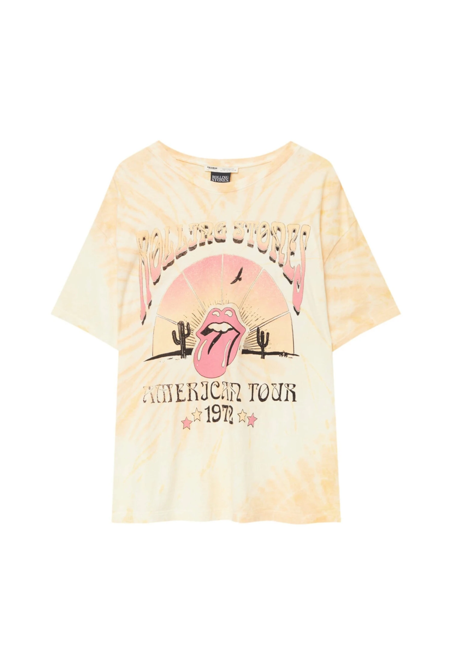 PULL & BEAR THE ROLLING STONES AMERICAN TOUR 1972 - T-shirt Z Nadrukiem - Multi Coloured 5 PULL & BEAR THE ROLLING STONES AMERICAN TOUR 1972 - T-shirt Z Nadrukiem - Multi Coloured - obrazek 5
