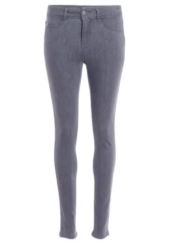 MIT HOHER TAILLE - Jeansy Skinny Fit - Gris Foncé -Fashion Pol c01fd365a65646348eedfb9734d5df06