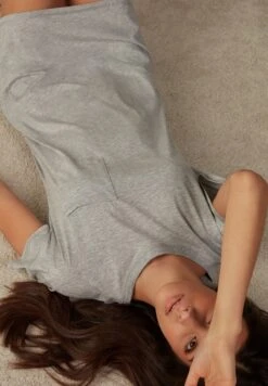 Intimissimi ULTRAFRESH - Koszula Nocna - Grigio Melange -Fashion Pol c1cf3a9bc45a47bb87bf42123c876007