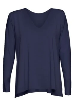 Bluzka Z Długim Rękawem - Dark Blue -Fashion Pol c25c3d22e465484aa30045cbc71a0040