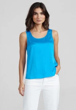 Mos Mosh ASTRID TANK - Top - Blue Aster