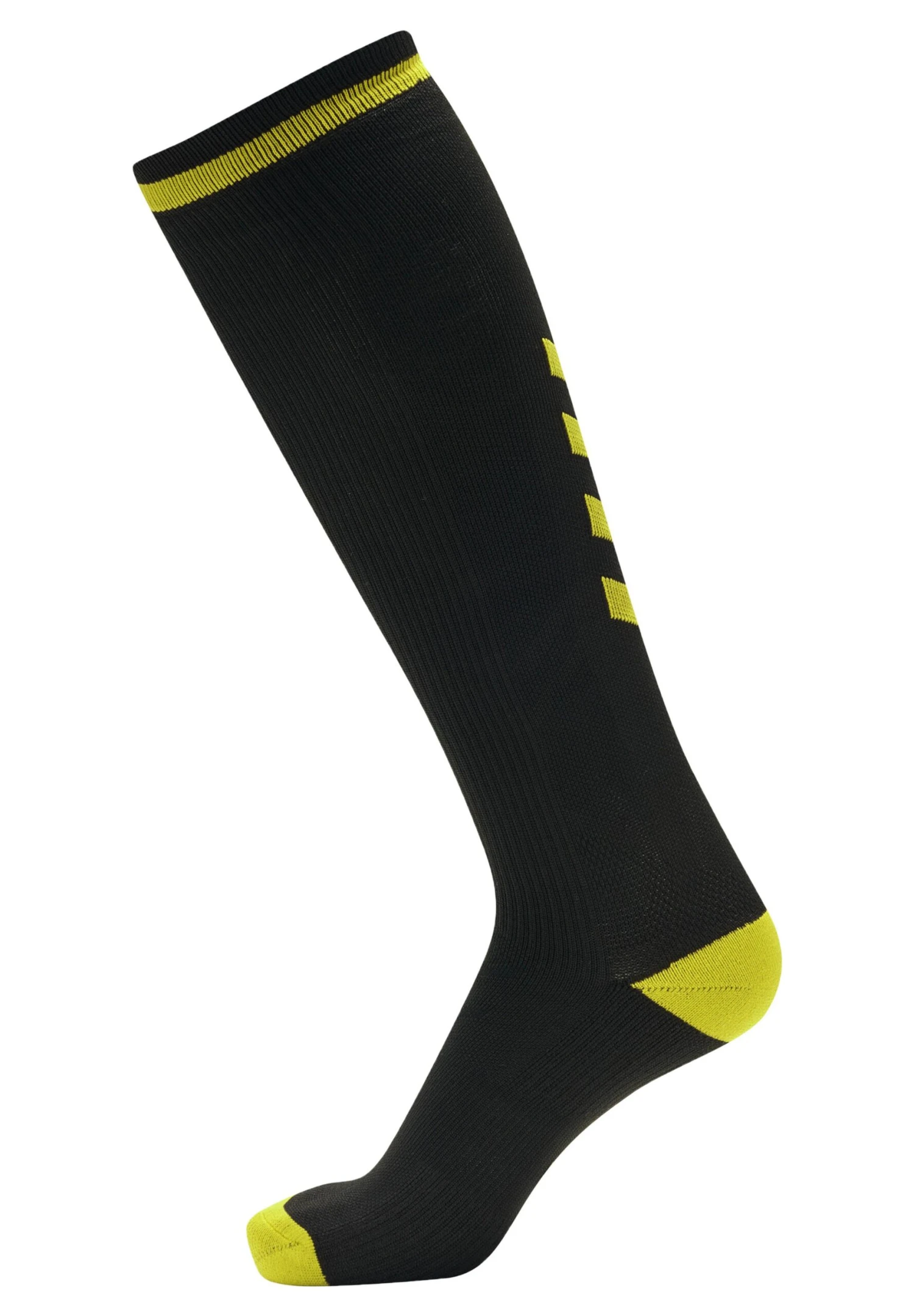 Hummel ELITE INDOOR - Podkolanówki - Black/blazing Yellow 1 Hummel ELITE INDOOR - Podkolanówki - Black/blazing Yellow