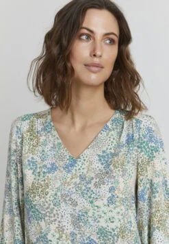 Fransa FRFAMERL - Bluzka - Birch Mix -Fashion Pol c4ac60414b4b4be0b35d41143eab1e1c