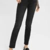 ESPRIT Jeansy Straight Leg - Black Dark Wash