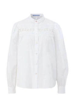 QS By S.Oliver MET KANT - Koszula - Ecru -Fashion Pol c6817f3d9ab94ec59cd34781e0066a87