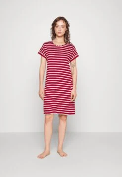 Schiesser Koszula Nocna - Bordeaux -Fashion Pol c997e4961fd5489c9ca502db440456e2