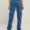 URBAN CLASSICS Jeansy Relaxed Fit - Clearblue Washed