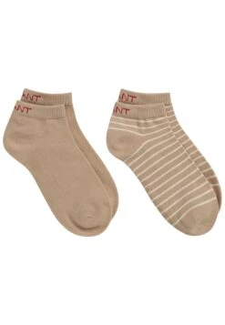 Gant 2-PACK BRETON STRIPE - Skarpety - Dry Sand