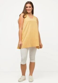 Ulla Popken Top - Weizengelb -Fashion Pol cb827d275b8446d98e84068f009874d0