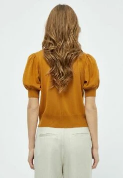 Minus LIVA - T-shirt Basic - Sun Baked Brown -Fashion Pol cca420dcbe354beba64018075a0ef2c3