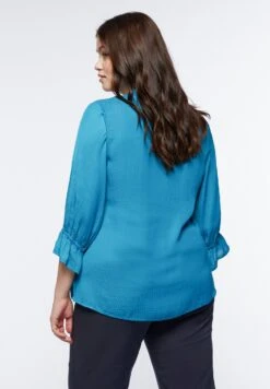 IN JACQUARD - Bluzka - Azzurro -Fashion Pol ccf7892f45e549fc8ea09a15e31f4d49