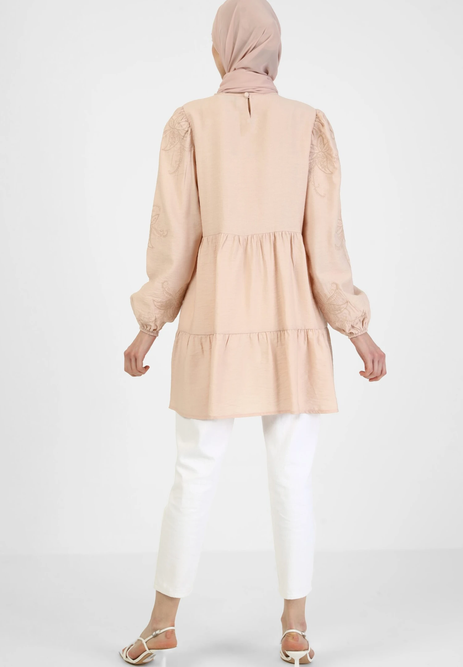 CREW NECK - Tunika - Light Pink 3 CREW NECK - Tunika - Light Pink - obrazek 3