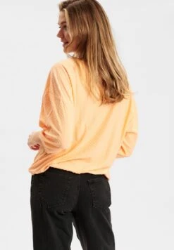 NUBRIGHED DOBBY - Bluzka - Peach Cobbler 6 NUBRIGHED DOBBY - Bluzka - Peach Cobbler -Fashion Pol cf128eac4ec847d89156d03a836909b2