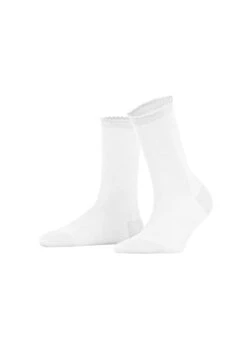 Falke Bold Dot Business & Casual - Skarpety - White -Fashion Pol cf938d000eb34910b186e54e05e34bc8
