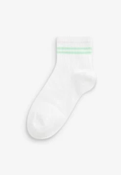 Next 3 PACK STANDARD - Skarpety - White Ribbed -Fashion Pol cfc010d301f445218ed117496ed78ccf