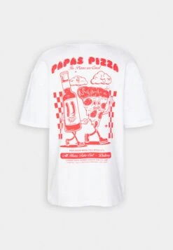 Jack & Jones JORPASTA TEE CREW NECK UNISEX - T-shirt Z Nadrukiem - White -Fashion Pol d052cc179ea84d1dab0e0601abe40f5f