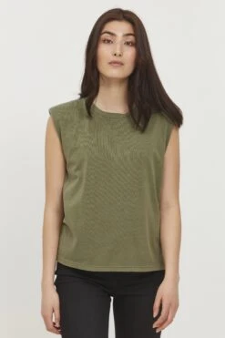 B.young BYUMILLE TSHIRT - Top - Olivine