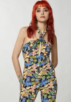 Patrizia Pepe SLIM FIT HALTERNECK - Kombinezon - Metaverse Flower 6 Patrizia Pepe SLIM FIT HALTERNECK - Kombinezon - Metaverse Flower -Fashion Pol d267b1ed00994769bc0c96ec9caea5c6
