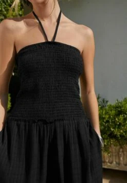 Next SHIRRED BANDEAU - Kombinezon - Black -Fashion Pol d373daf213d148279ad4c5cd78d6dd24