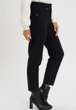 Calli Jeansy Zwężane - Washed Black -Fashion Pol d69be8e7d77145a1a680b9b5c52dfd2a