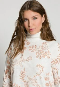 Ulla Popken Bluzka Z Długim Rękawem - Offwhite -Fashion Pol d8764c2dd200476888a3d2af391abd9e