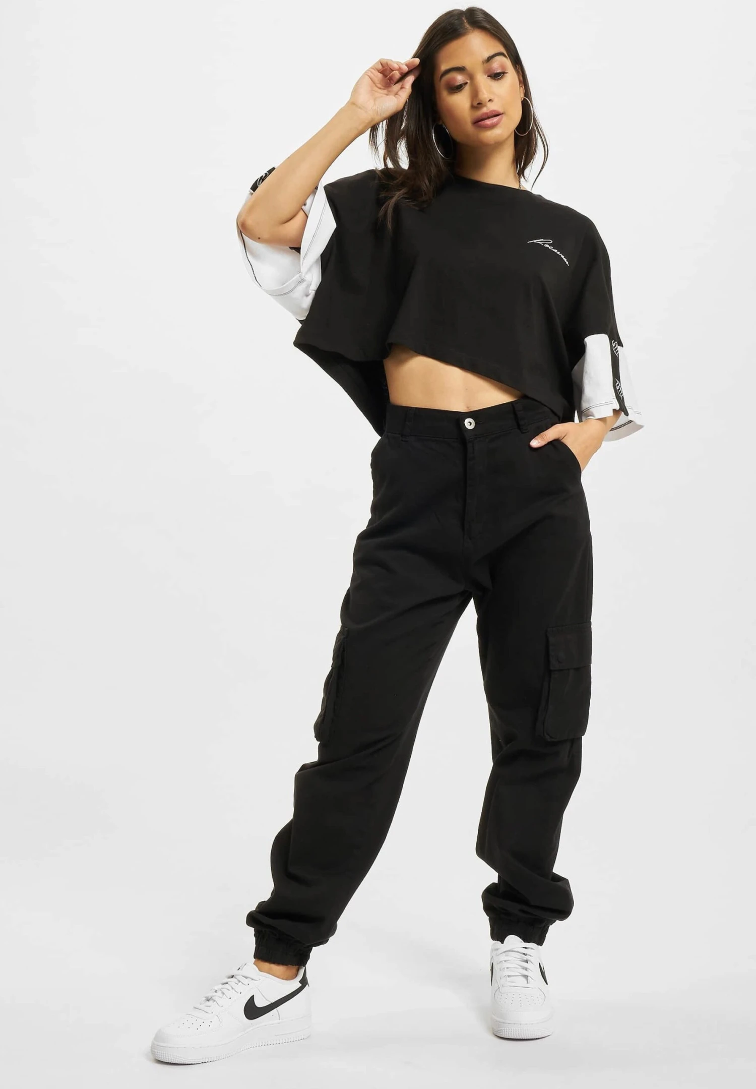 ROCAWEAR RESOLUTION - T-shirt Z Nadrukiem - Black 2 ROCAWEAR RESOLUTION - T-shirt Z Nadrukiem - Black - obrazek 2