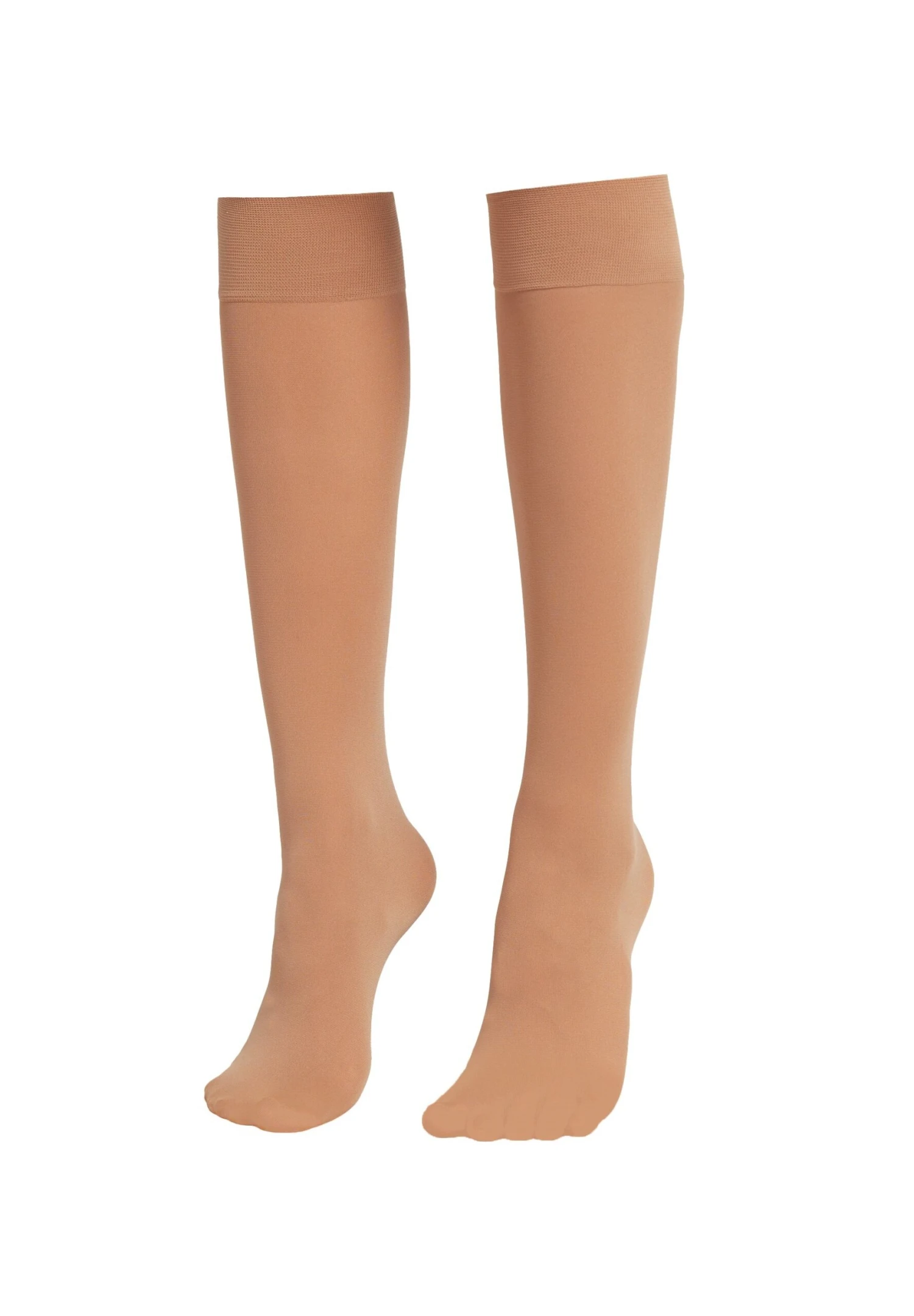 Calzedonia SEMI TRANSPARENT KNEE HIGH 30 DEN - Podkolanówki - Nude 2 Calzedonia SEMI TRANSPARENT KNEE HIGH 30 DEN - Podkolanówki - Nude - obrazek 2