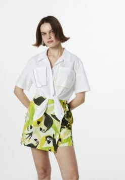 Twist REGULAR FIT COLORED WITH PIPING - Koszula - White