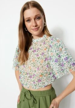 Trendyol Bluzka - White -Fashion Pol dcc77c09d49e4caeab71462ce194dd57