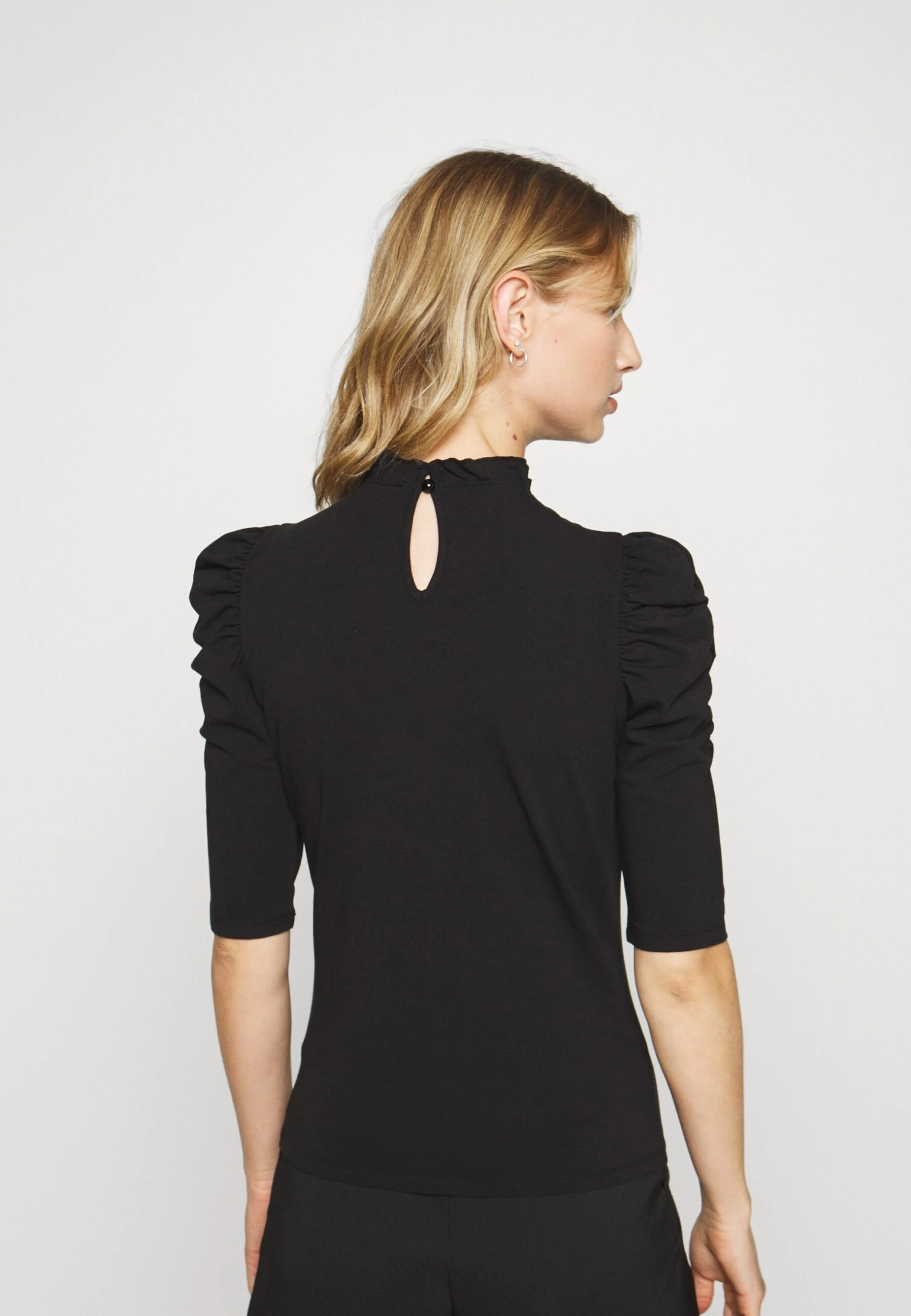 ONLY ONLLIVE LOVE SCARLETT - Bluzka Z Długim Rękawem - Black 3 ONLY ONLLIVE LOVE SCARLETT - Bluzka Z Długim Rękawem - Black - obrazek 3