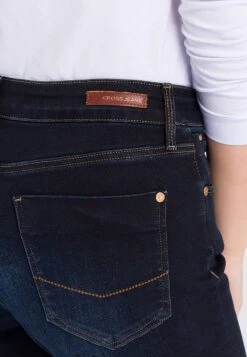 ROSE - Jeansy Straight Leg - Blue/black-used -Fashion Pol de8e560ca4324f06ba6328e8506d1c4e