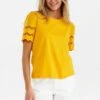 TASCHA - T-shirt Basic - Zinnia