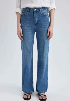 DeFacto 90 S WIDE LEG - Jeansy Dzwony - Blue