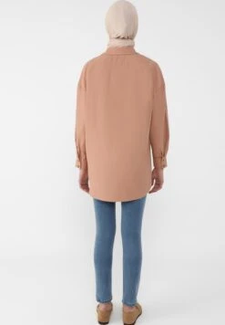 POINT COLLAR - REFKA - Bluzka - Brown -Fashion Pol e0cf8960b937421a9c9213d70f722379