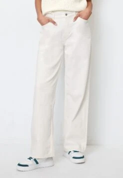 Marc O'Polo DENIM MODELL TOMMA WIDE HIGH WAIST REGULAR LEN - Jeansy Relaxed Fit - Multi Bright White