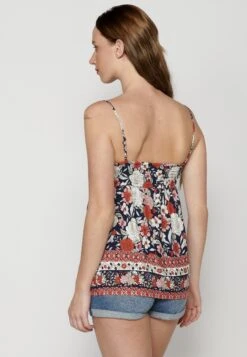 Koroshi HIGH SUMMER - Top - Navy -Fashion Pol e19d31772b1c4ce6b86003a309bc876d
