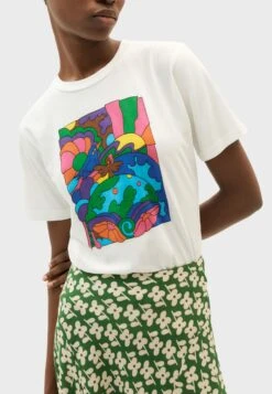 Thinking Mu WE LOVE YOU - T-shirt Z Nadrukiem - White -Fashion Pol e4ba9c6022fa4d17a8e9a2e2043b04d6