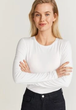 DALIA - Bluzka Z Długim Rękawem - White