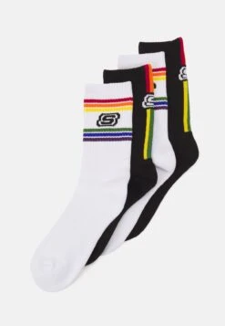 Skechers TENNIS CUSHIONED 4 PACK - Skarpety - Rainbow