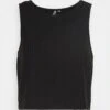 Pieces PCKYLIE CROP - Top - Black
