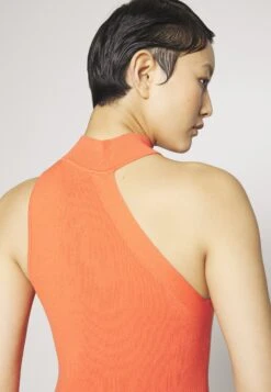 DKNY MOCK NECK SWEATER - Top - Persimmon -Fashion Pol efac69832fb14c6fb15c6d9a0891d6fc